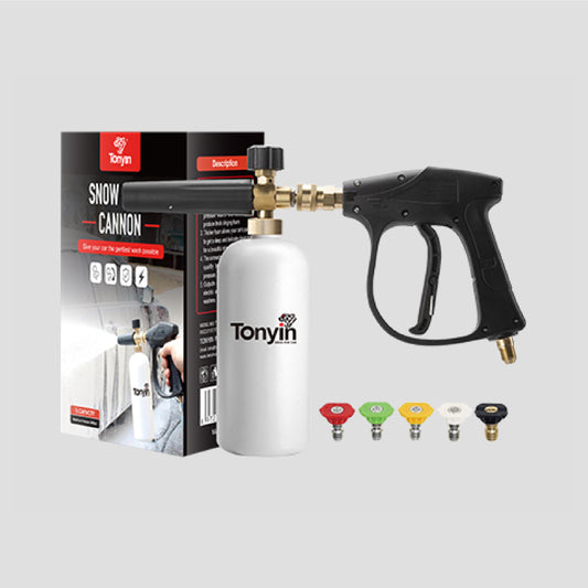 SNOW FOAM CANNON (with spray gun and pressure washer nozzles)