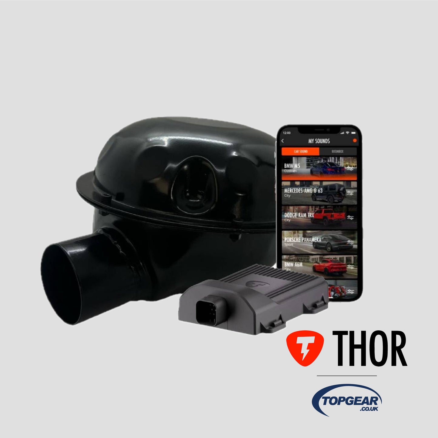 THOR Electronic Exhaust Sound Booster Single Speaker