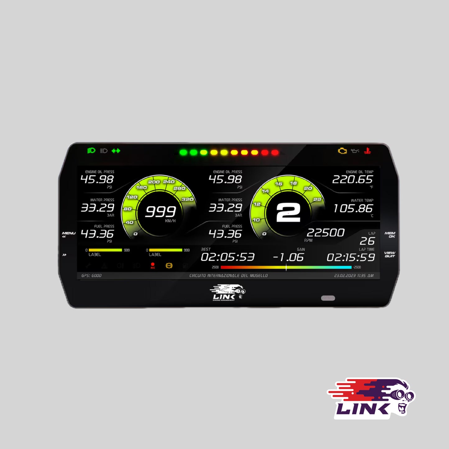 LINK MXT Strada 10-inch Dash - Street Edition