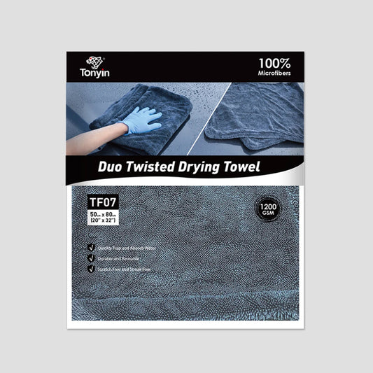 DUO TWISTED DRYING TOWEL 1200GSM
