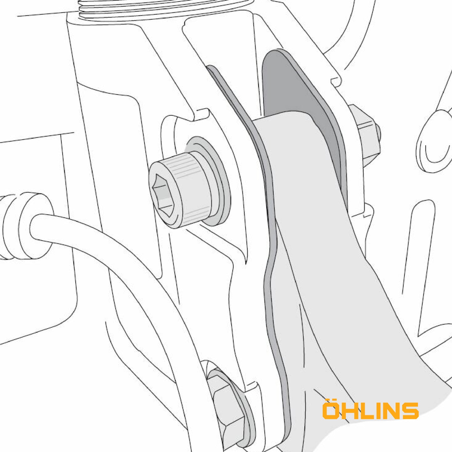 Öhlins Adaption Kit For Mitsubishi Lancer Evo 4-6