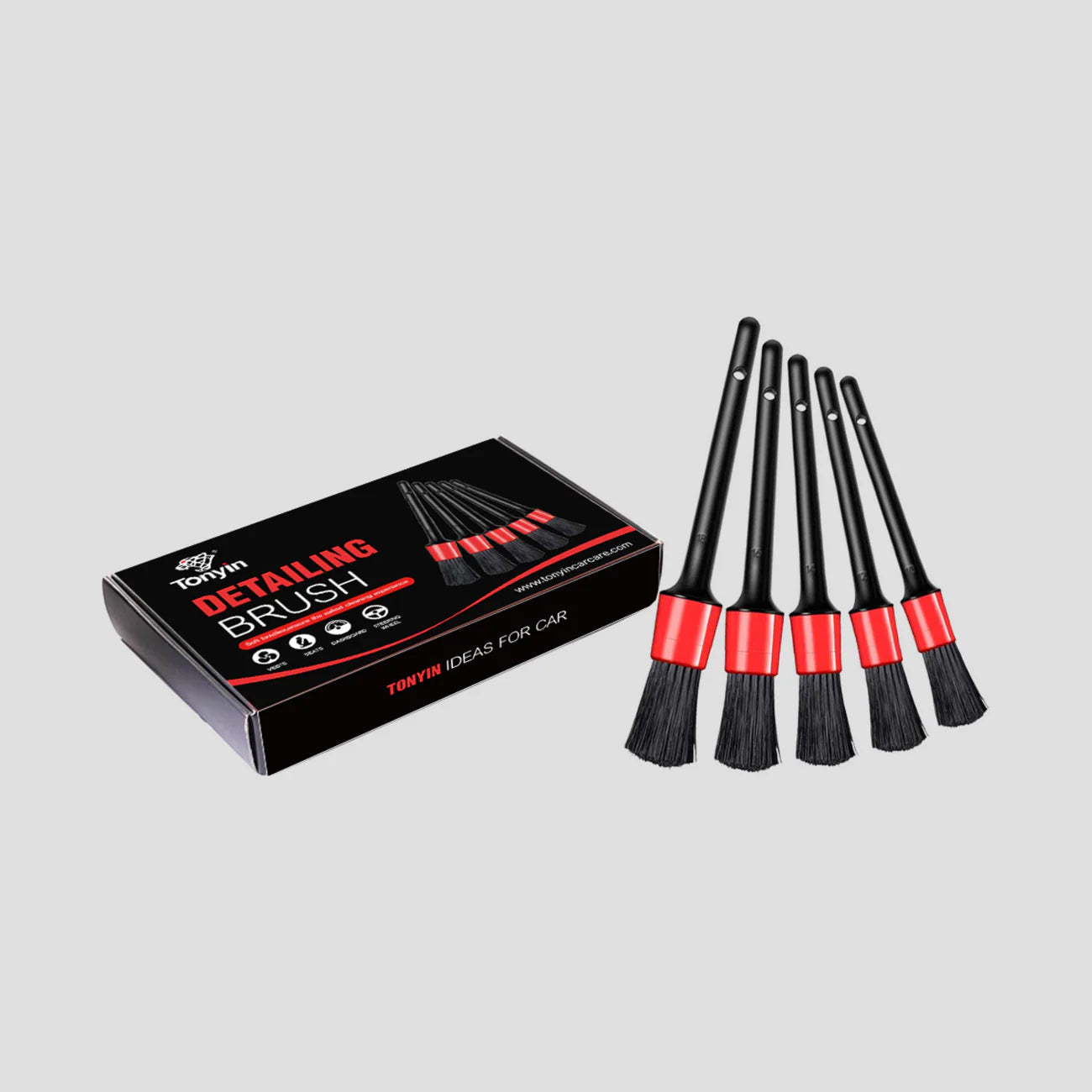 DETAILING BRUSH SET-5PACK
