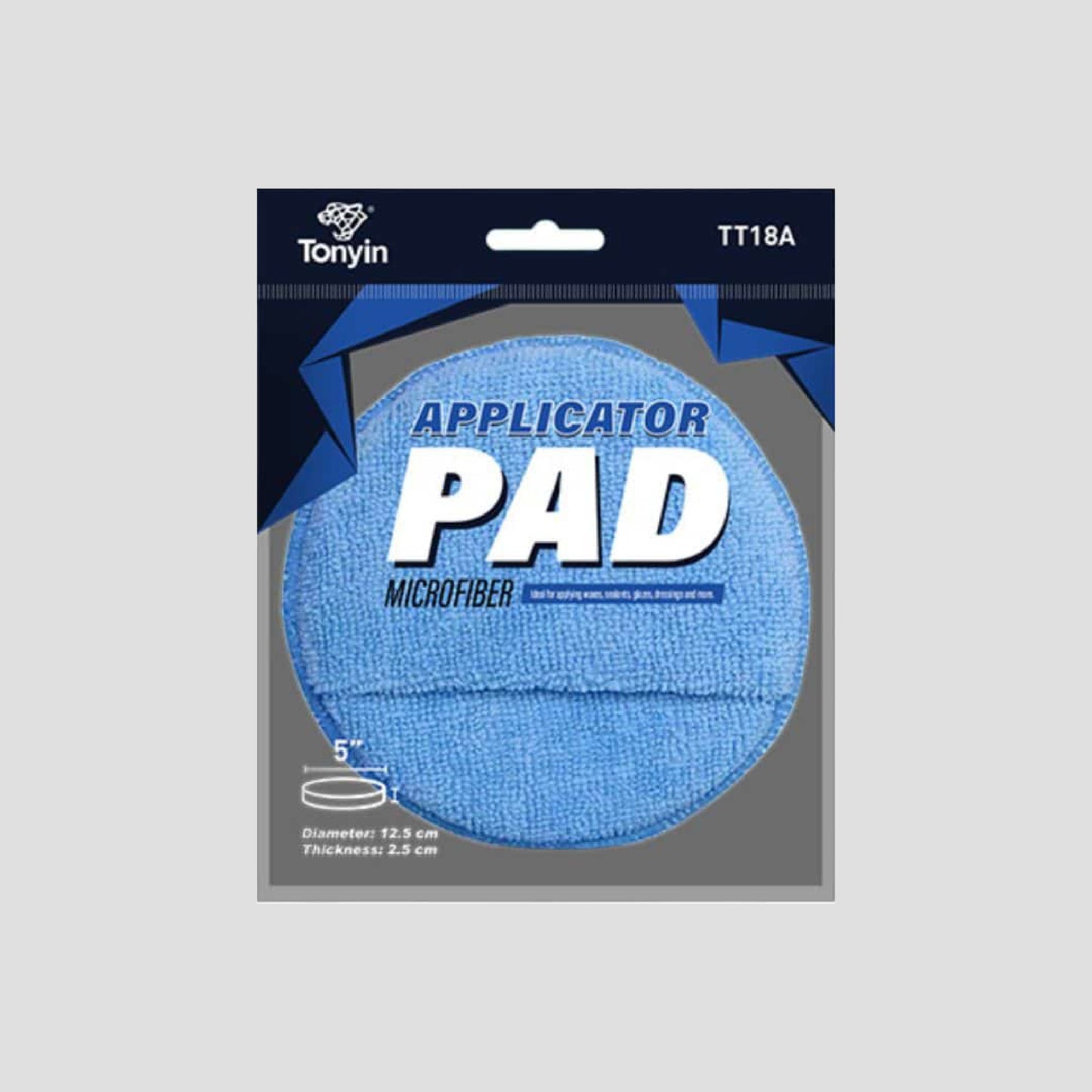 CAR WAX POLISHING MICROFIBER SPONGE PAD WITH POCKET