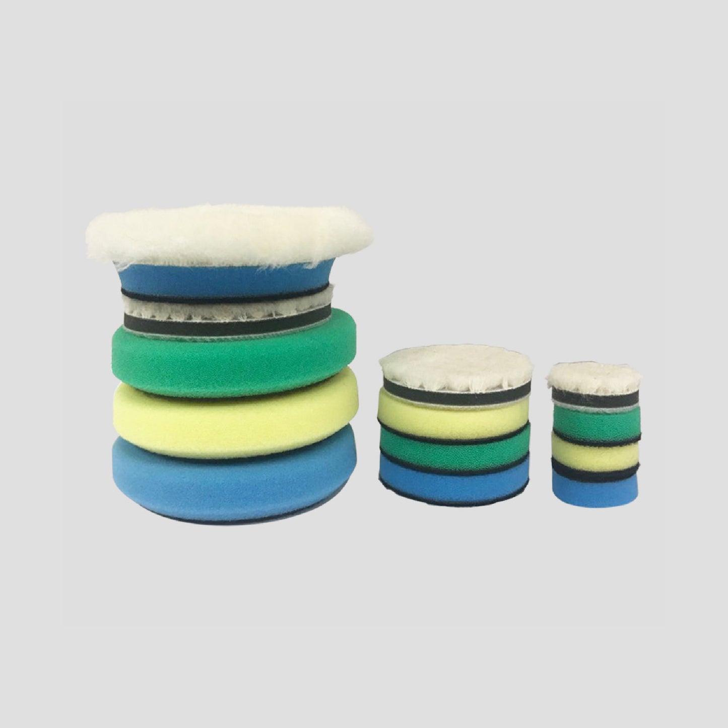 PADS FOR MINI RO POLISHER ( 1.2,2,3" KIT)