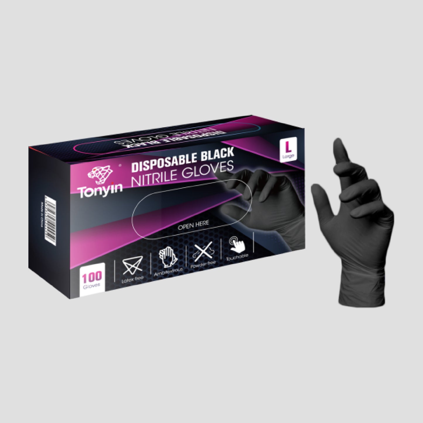 NITRILE GLOVES 100PCS/BOX