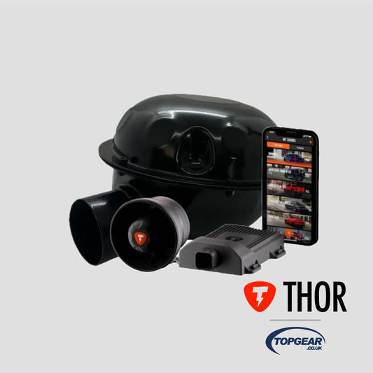 THOR Electronic Exhaust Sound Booster Single Speaker With Echo Speaker