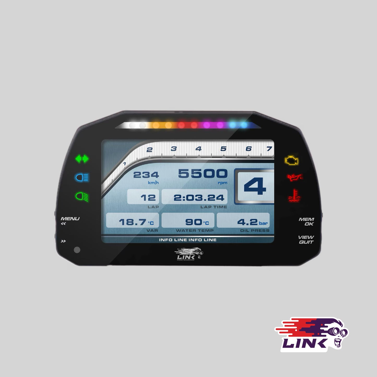 LINK MXS Strada 5-inch Dash - Street Edition